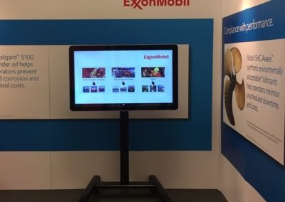 46 inch touchscreen rental with touchscreen software